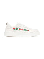 White Logo Sneakers 1