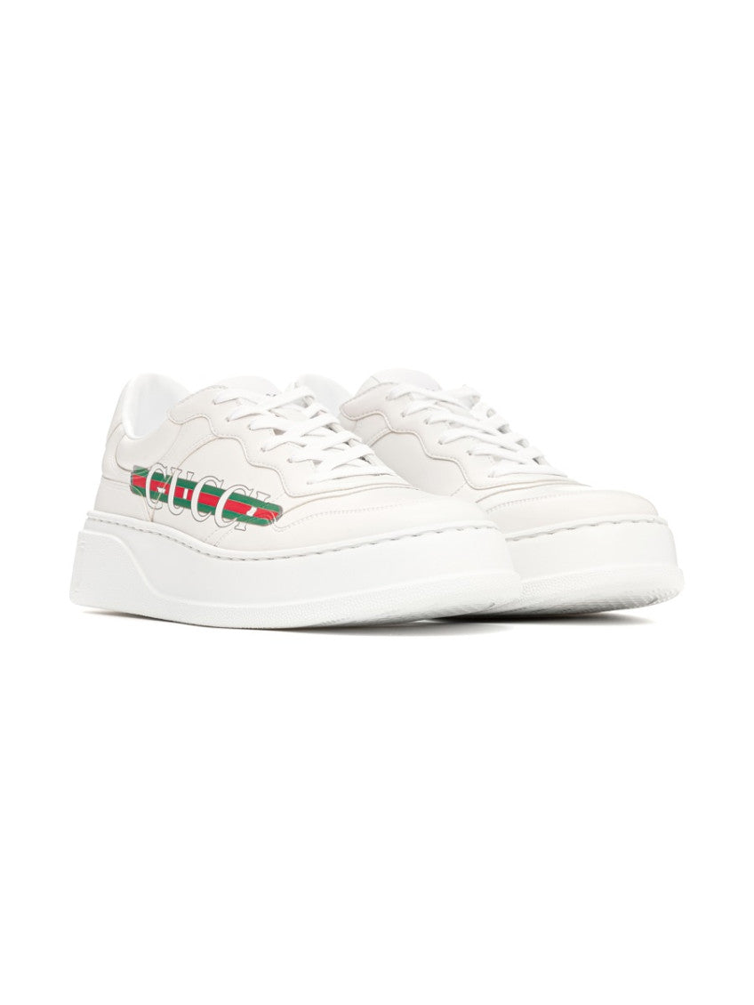 White Logo Sneakers 3