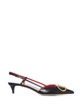 Black Logo Signature Pumps 1