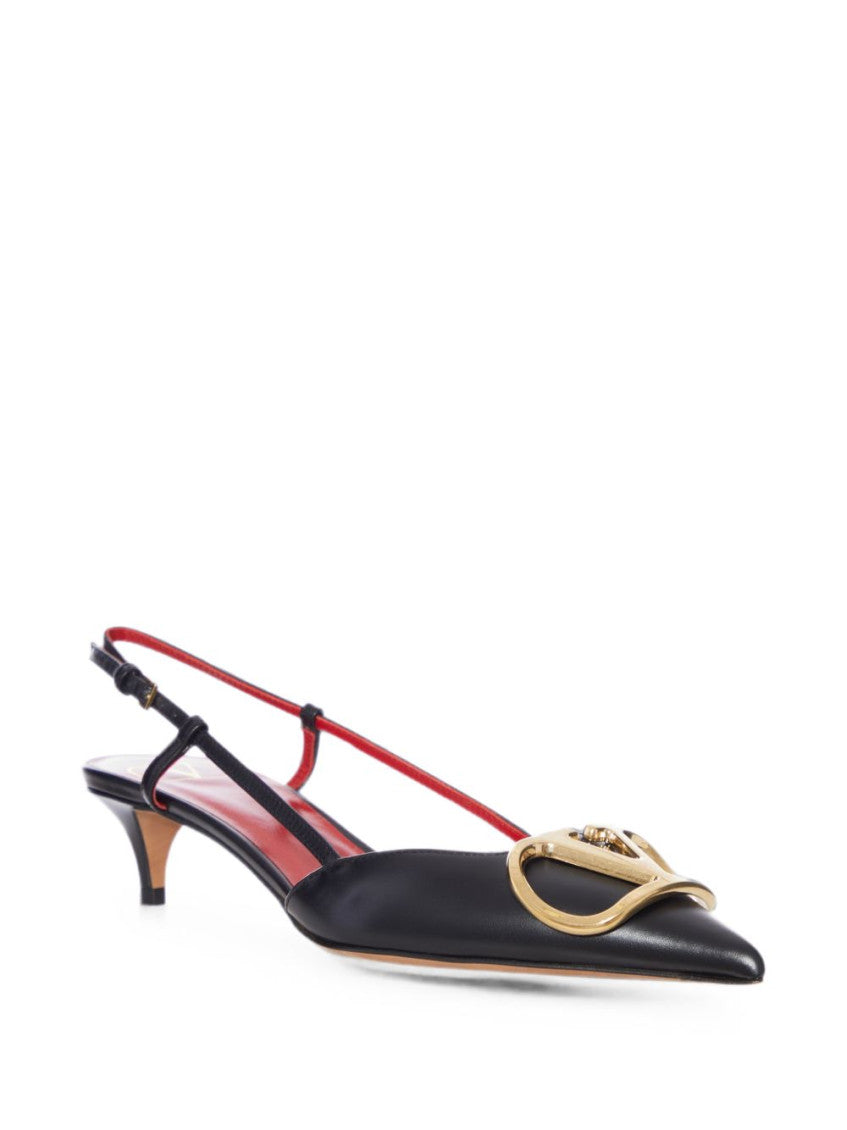 Black Logo Signature Pumps 2