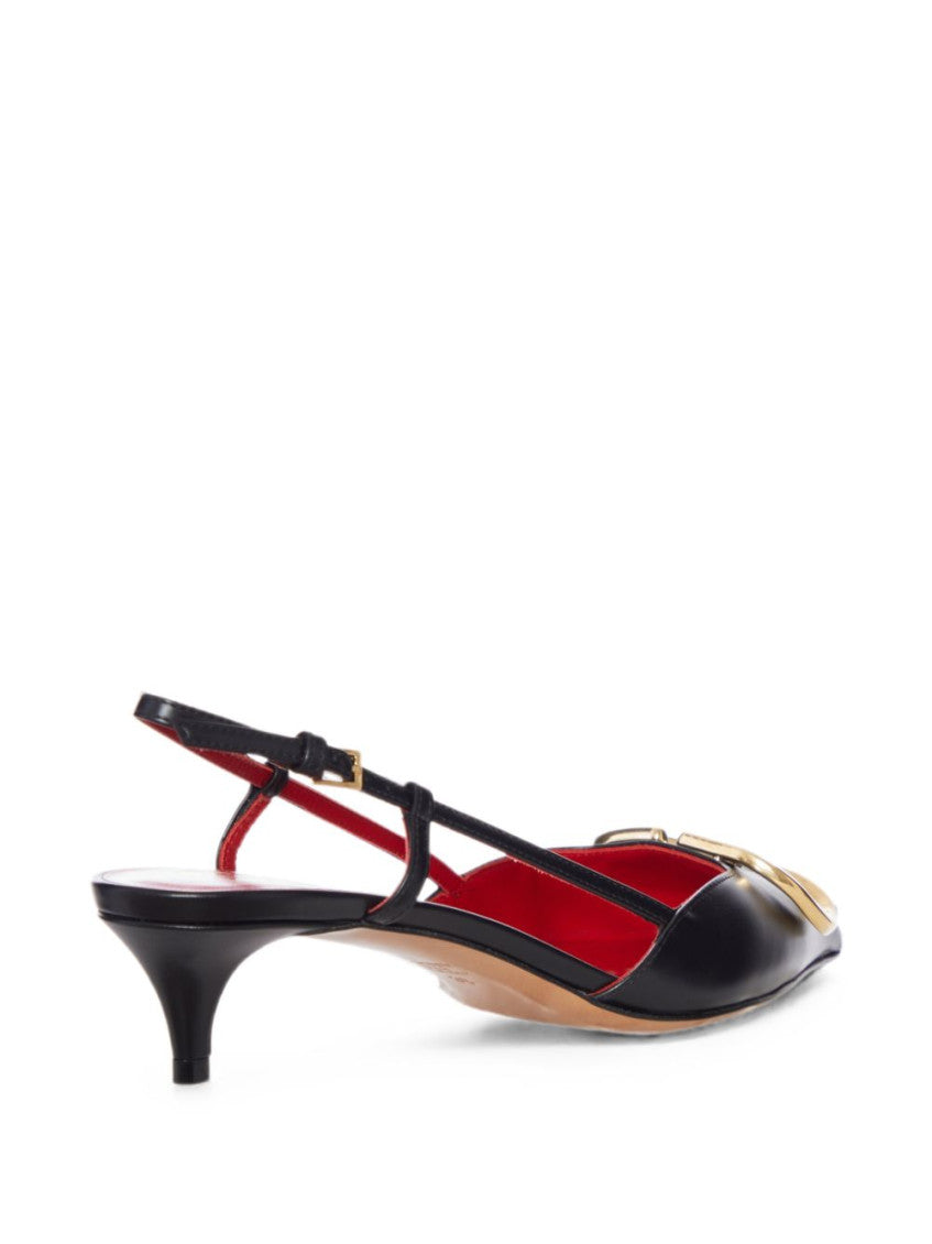 Black Logo Signature Pumps 3