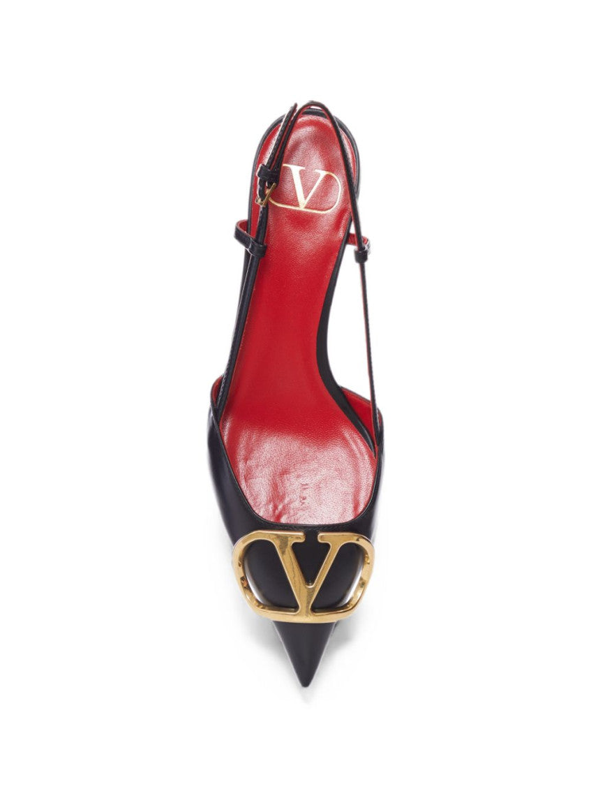 Black Logo Signature Pumps 4