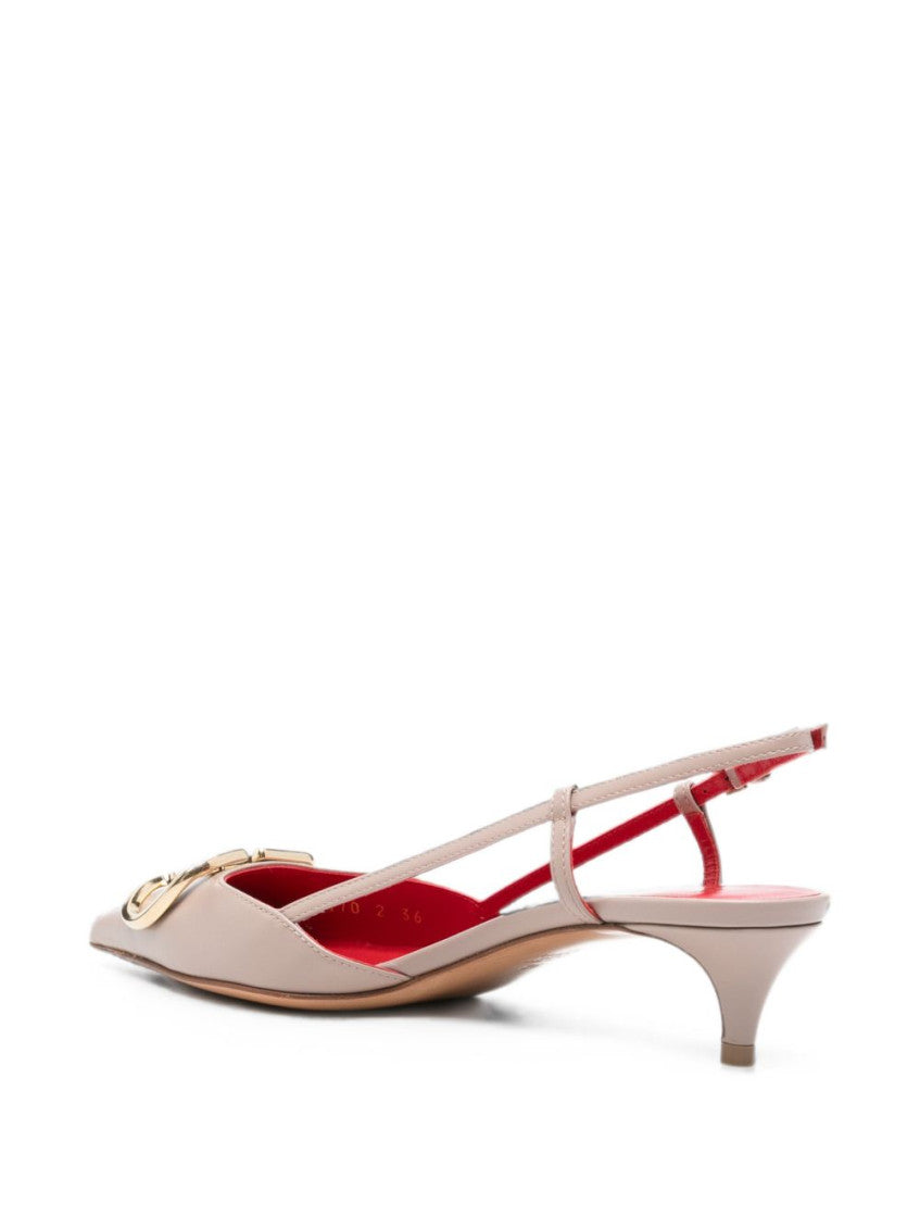 Light Pink Logo Signature Pumps 3