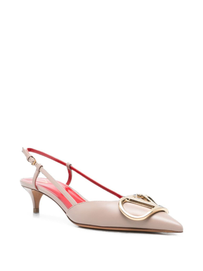 Light Pink Logo Signature Pumps 4