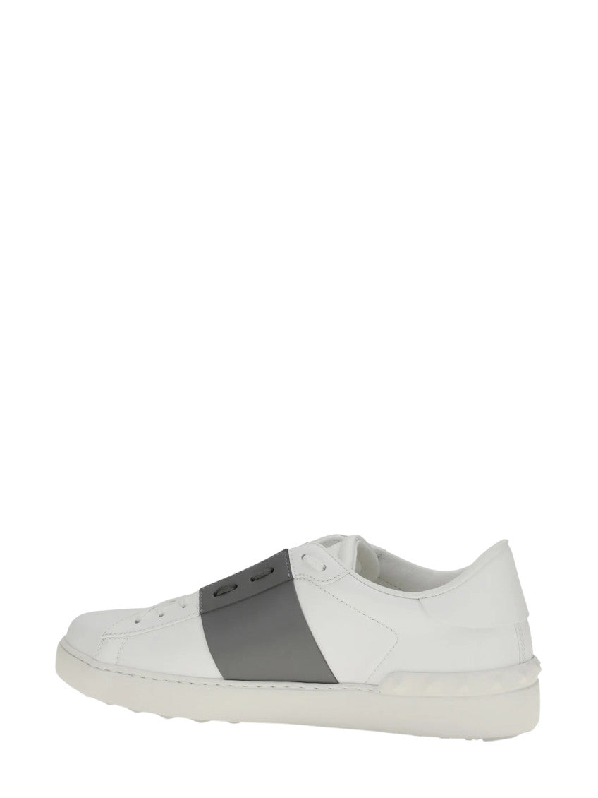 Grey Leather Sneakers 3