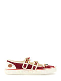 Red Round-toe Sneakers 1