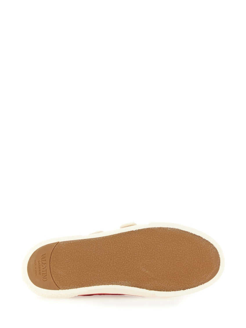Red Round-toe Sneakers 3