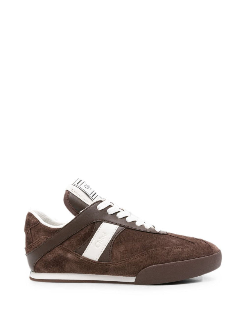 Brown Lace-up Sneakers 1