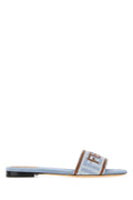 Blue Logo Sandals 1