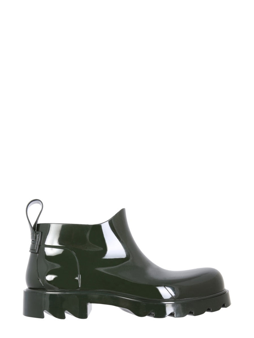 Green Slip-on Boots 1