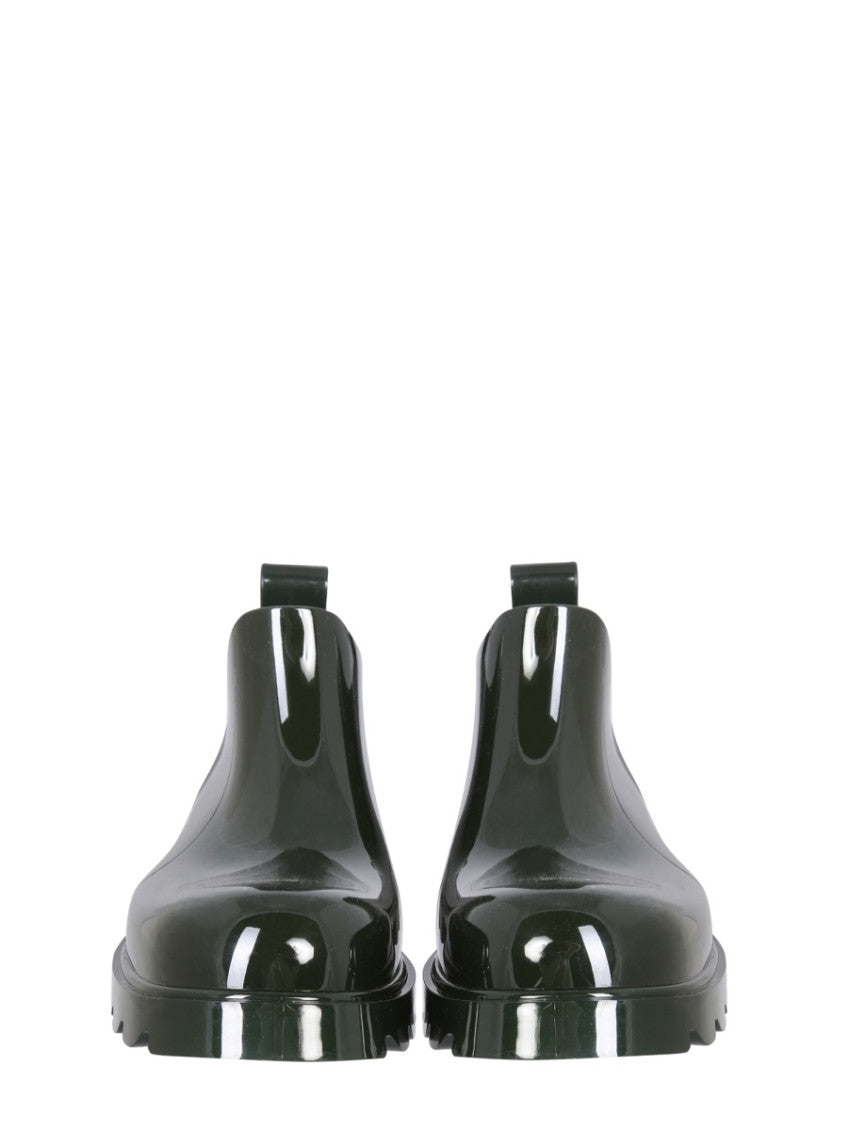 Green Slip-on Boots 2