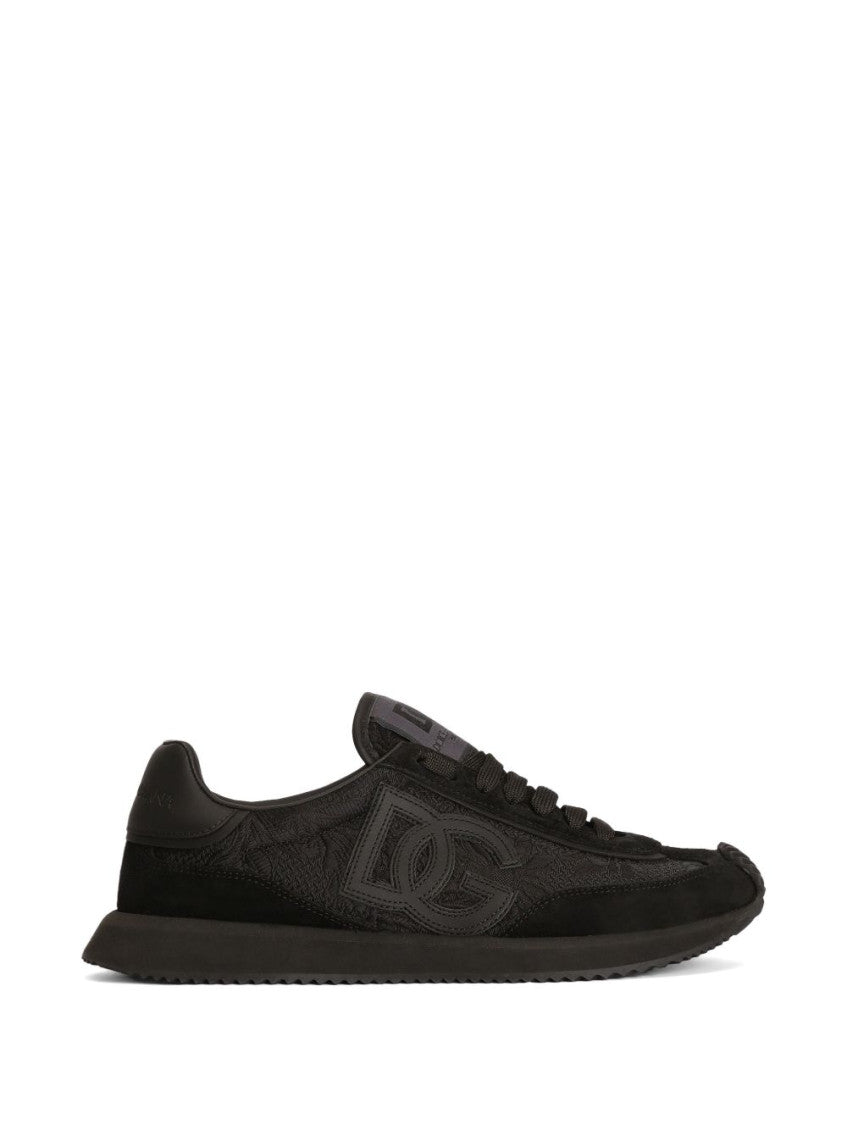 Black Logo Sneakers 1