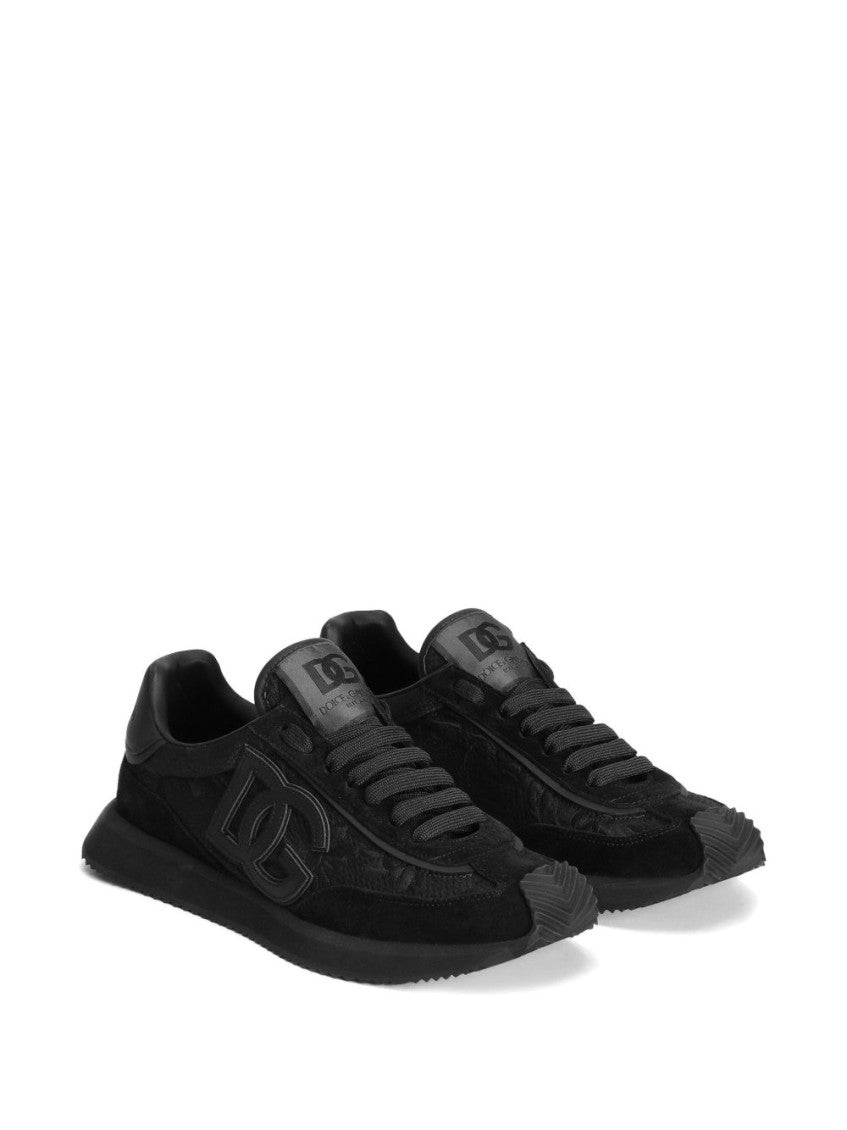 Black Logo Sneakers 2