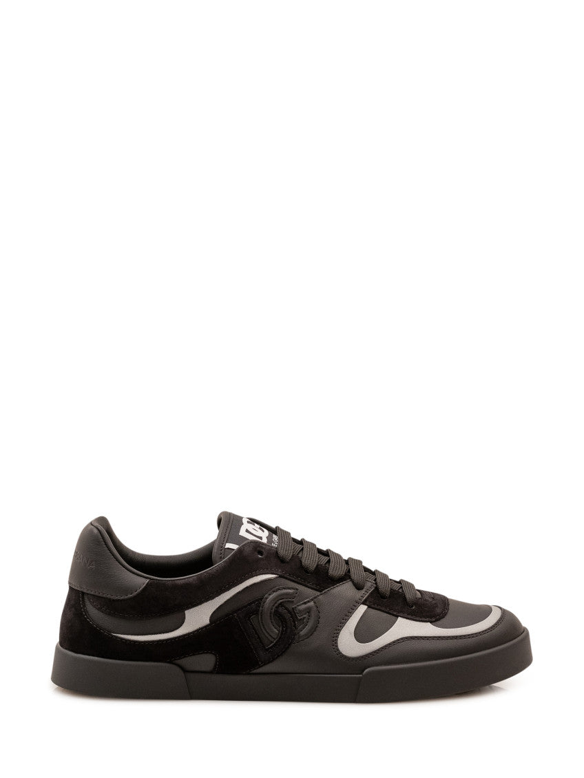 Black Logo Sneakers 1