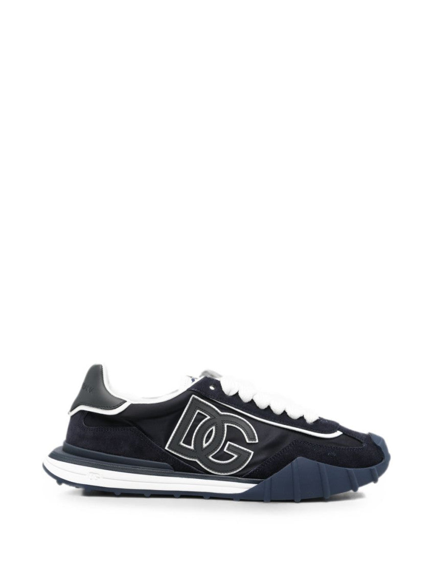 Blue Logo Sneakers 1