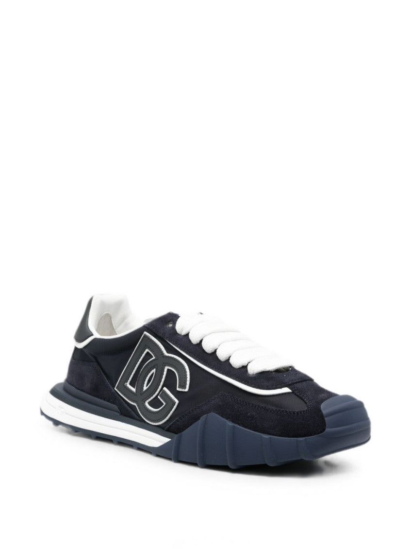Blue Logo Sneakers 3