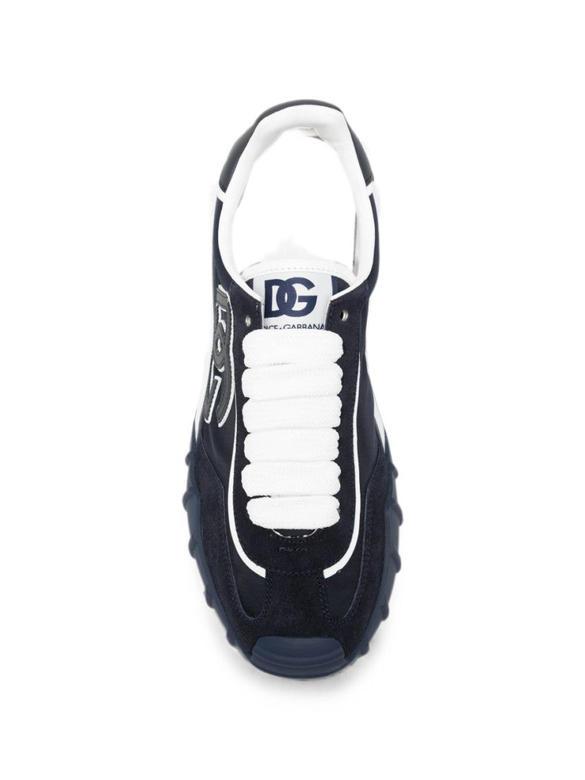 Blue Logo Sneakers 4