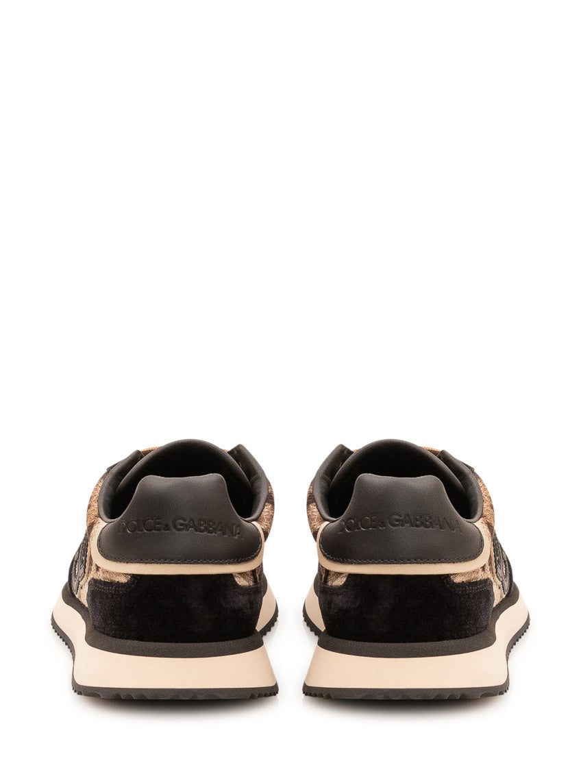 Leopard Print Logo Sneakers 3
