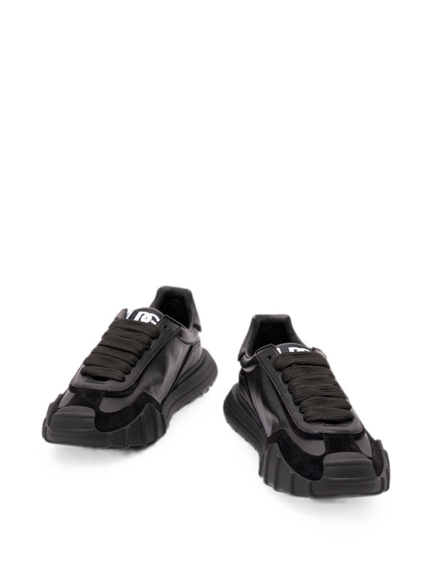 Black Logo Sneakers 4