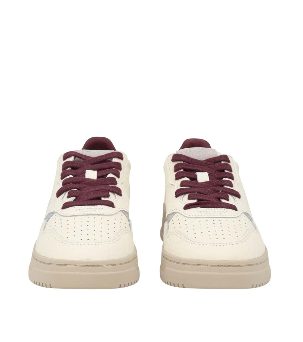 White Color Block Sneakers 3