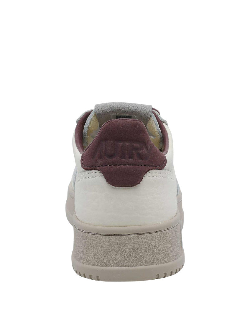 White Color Block Sneakers 4
