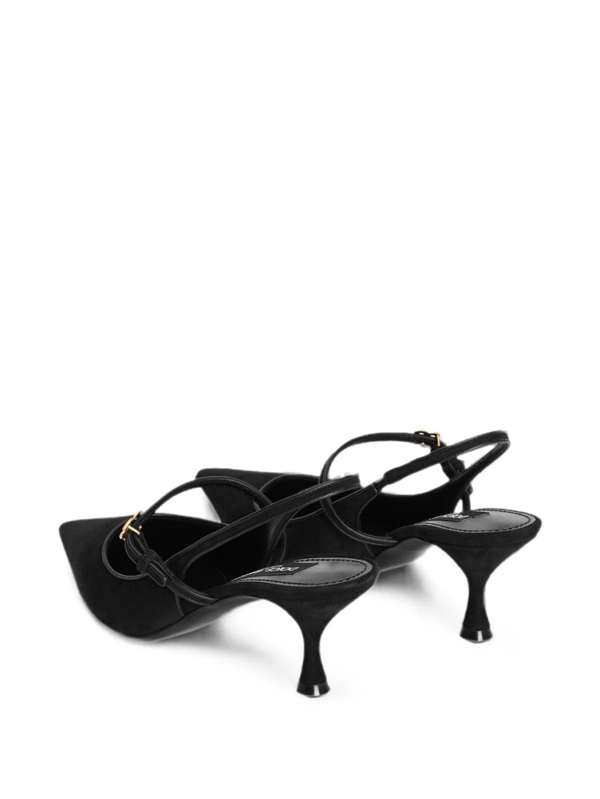 Black Slingback Pumps 2