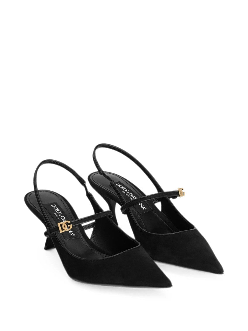 Black Slingback Pumps 3