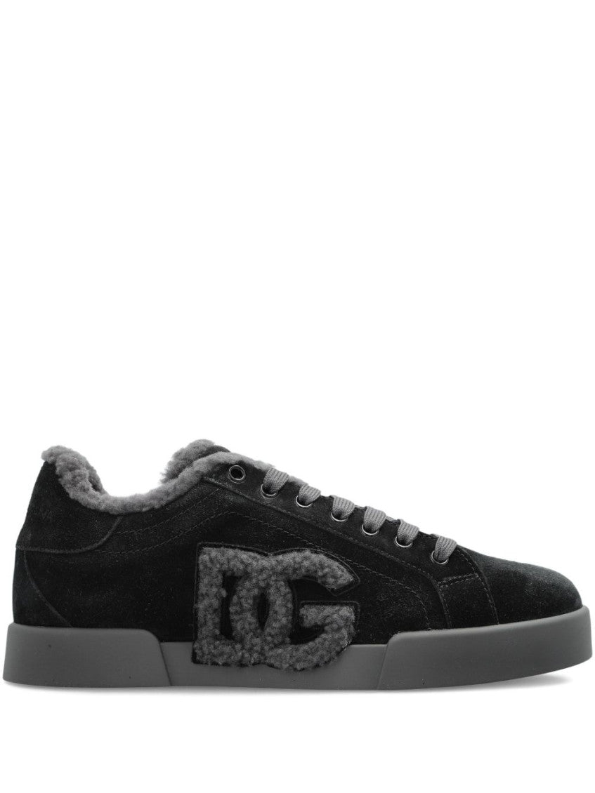 Black Logo Sneakers 1