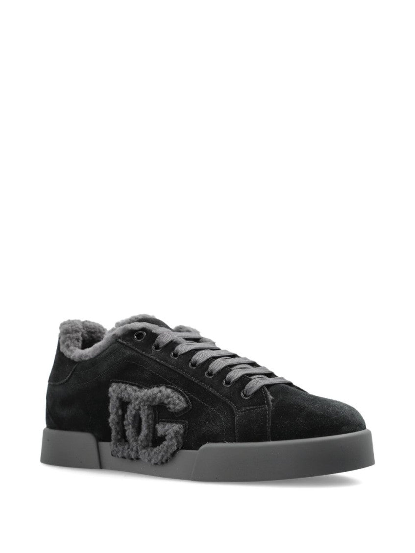 Black Logo Sneakers 4