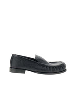 Black Slip On Loafers 1