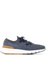 Blue Lace Up Sneakers 1
