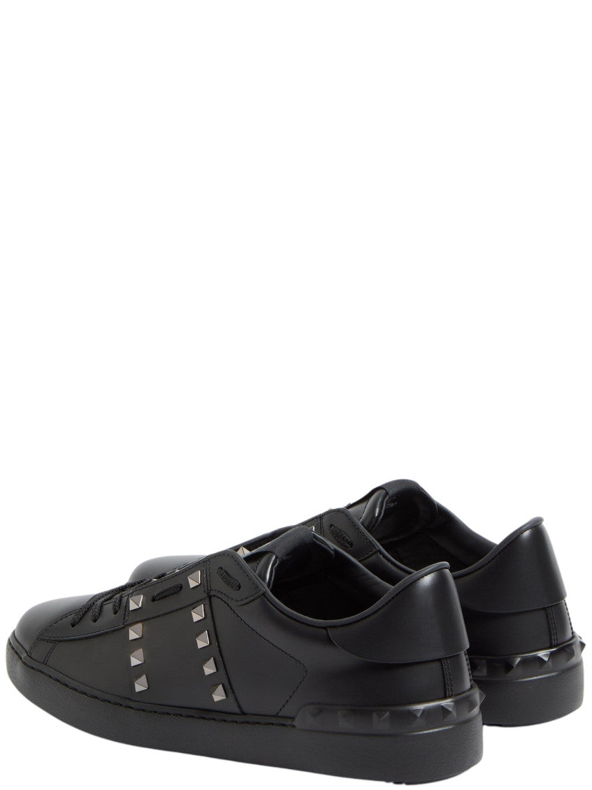 Black Rockstud Untitled Sneakers 3