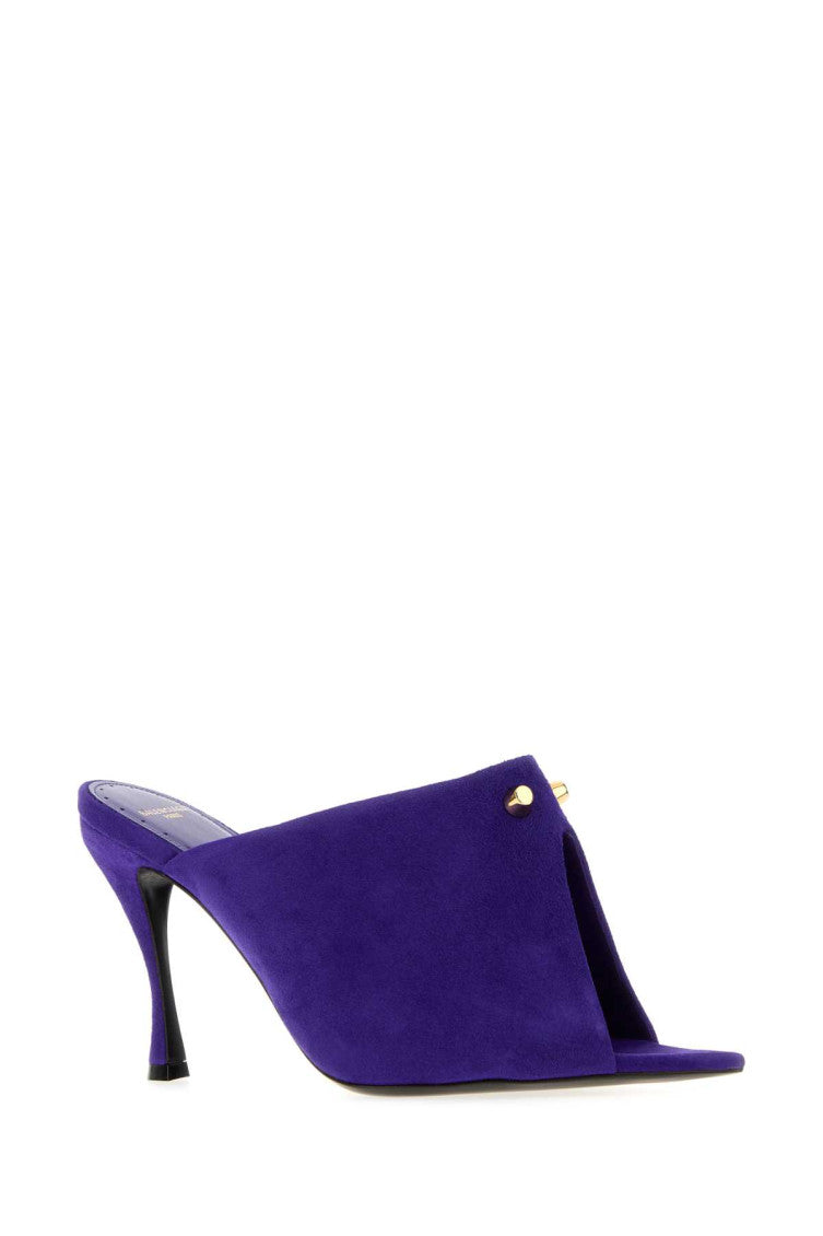 Blue Suede Midnight City Heels 2