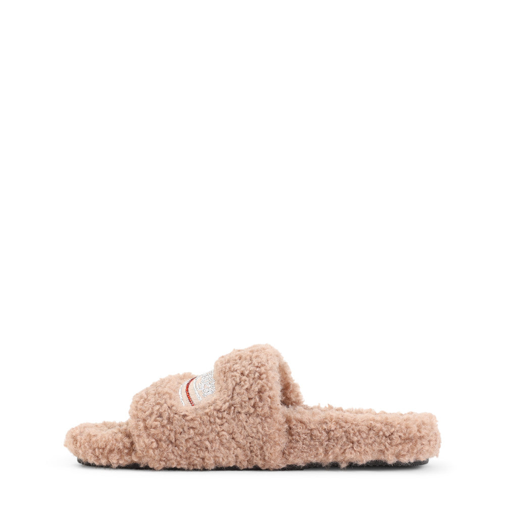 Beige Slip-on Slides 2