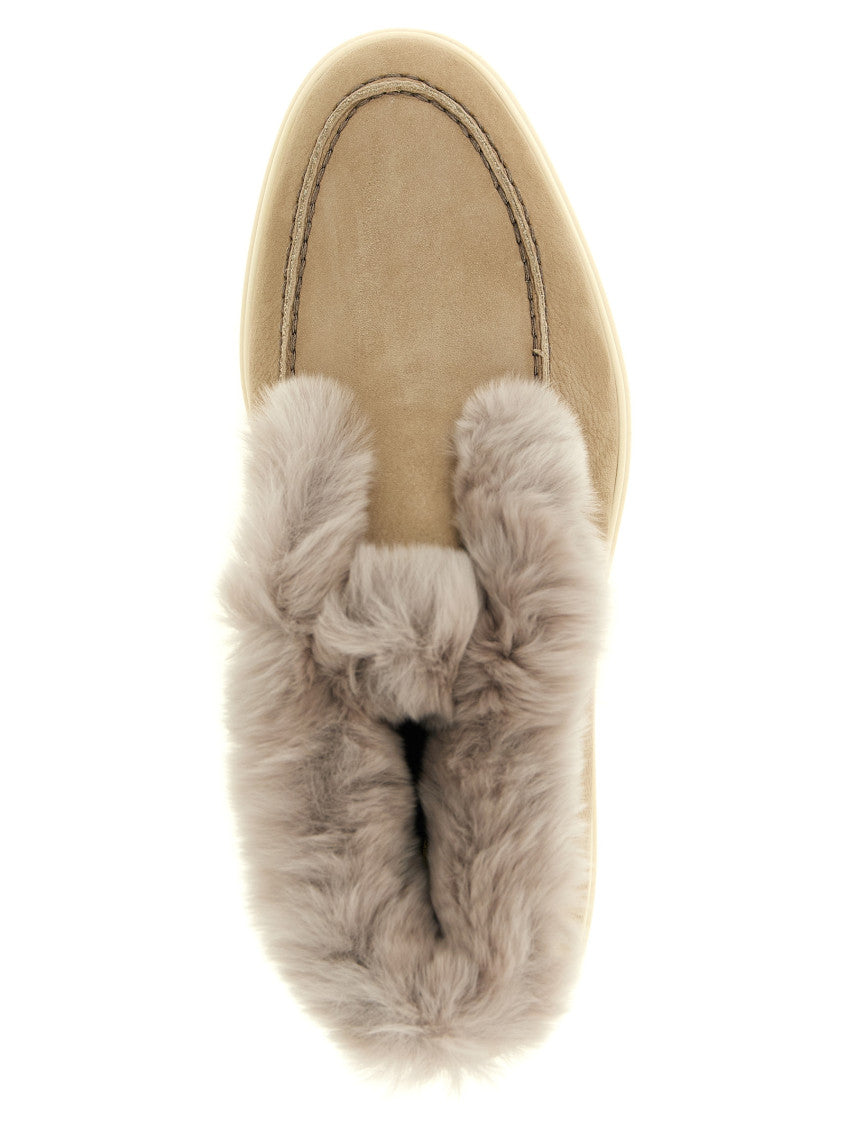 Beige Suede Ankle Boots 4