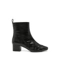 Black Textured Estime Boots 1