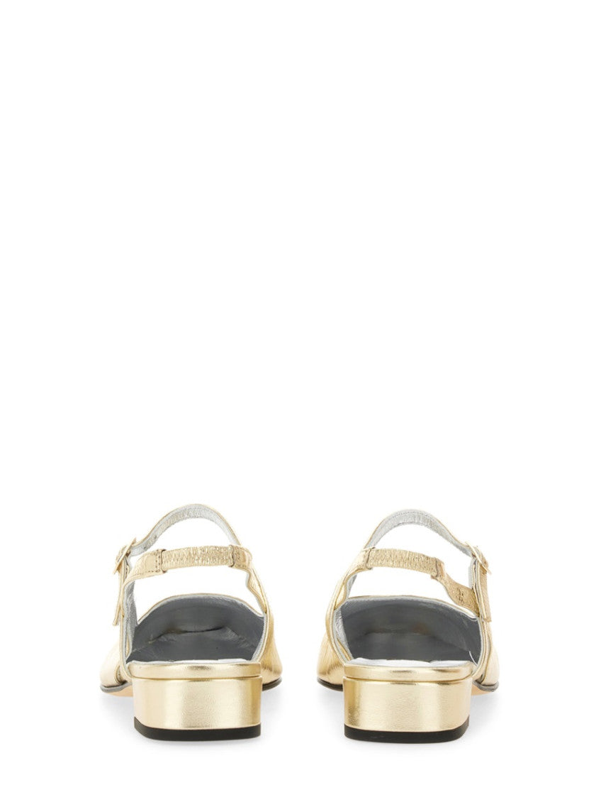 Gold Slingback Sandals 3