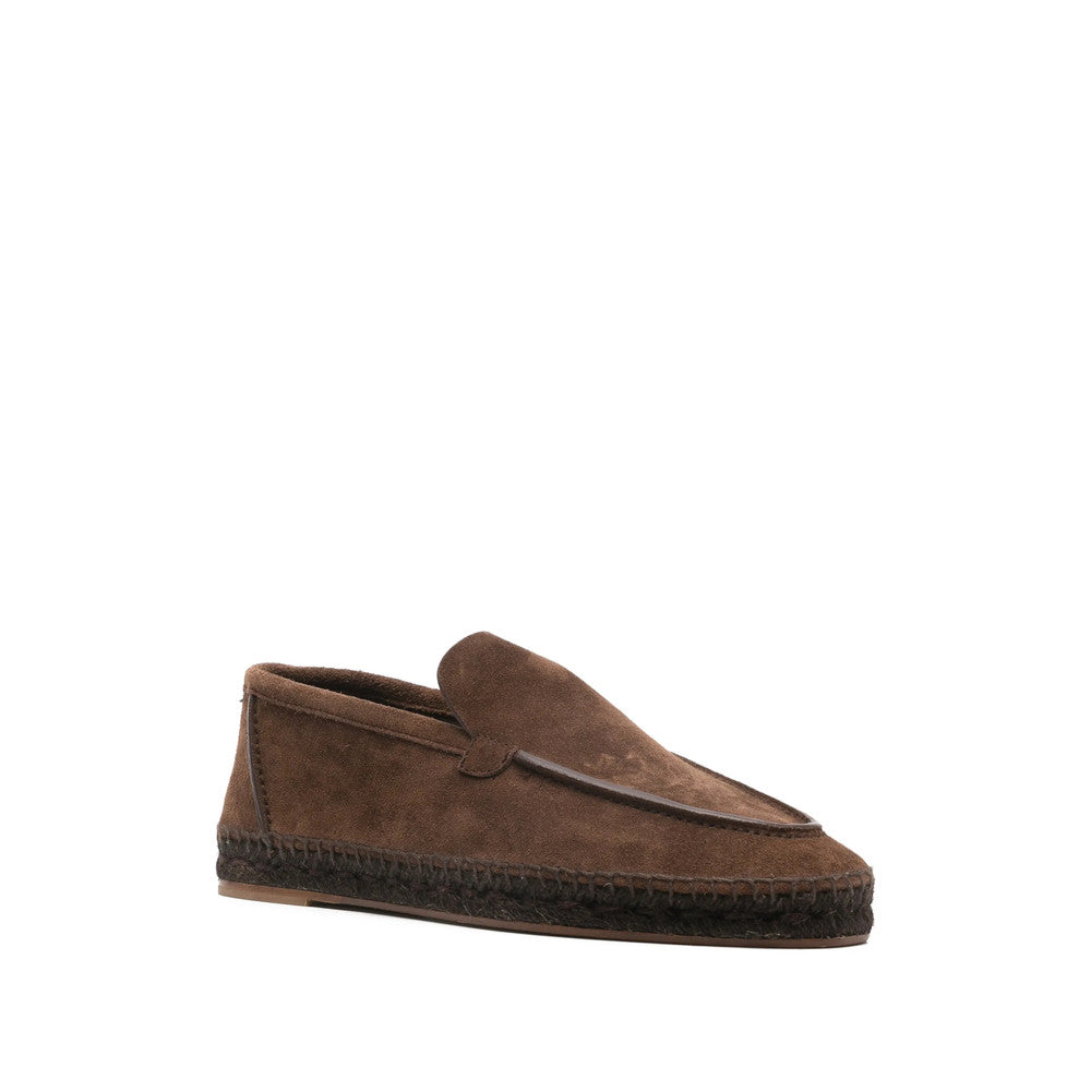 Brown Braided Suede Espadrilles 2