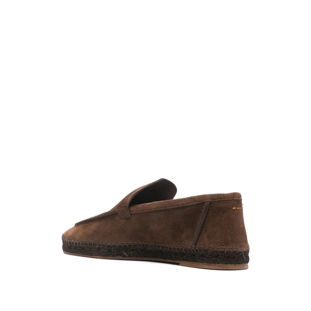 Brown Braided Suede Espadrilles 3