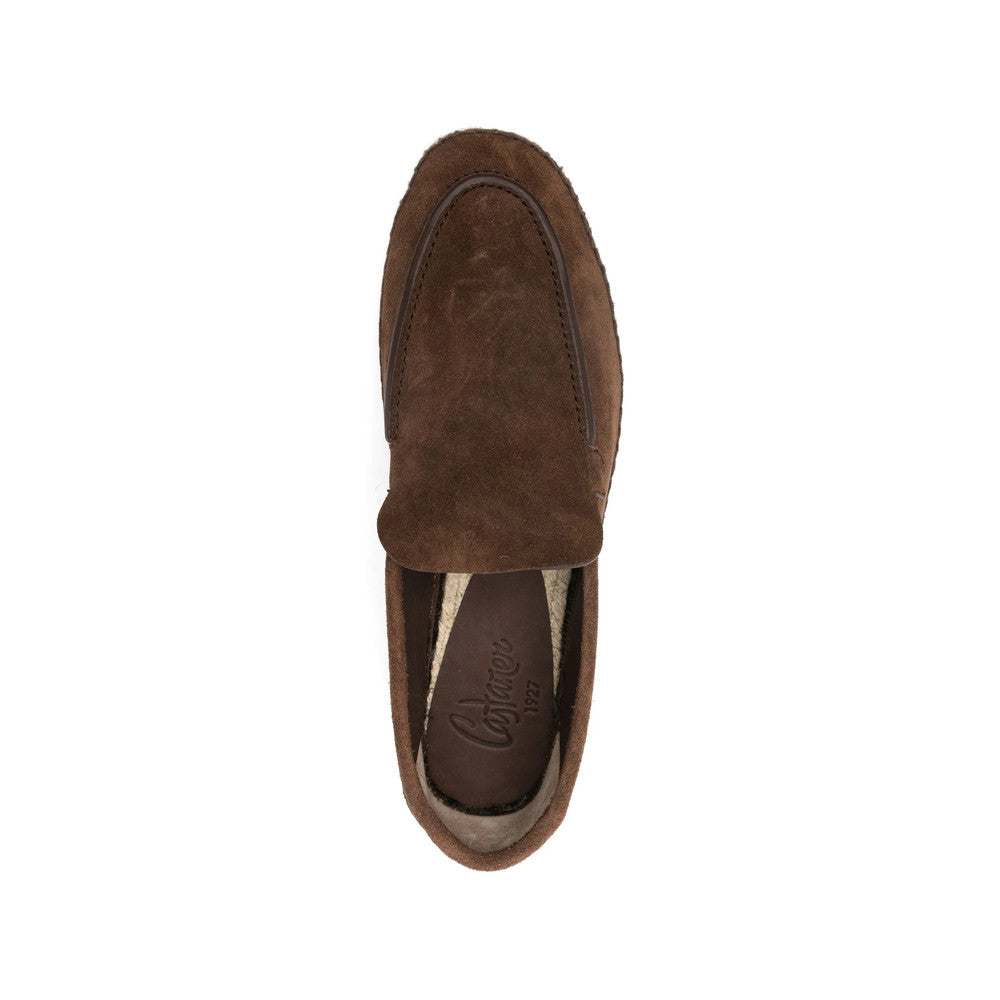 Brown Braided Suede Espadrilles 4