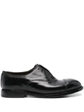 Black Leather Allacciate Lace Up Shoes 1