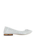Silver Crystal Ballet Flats 1