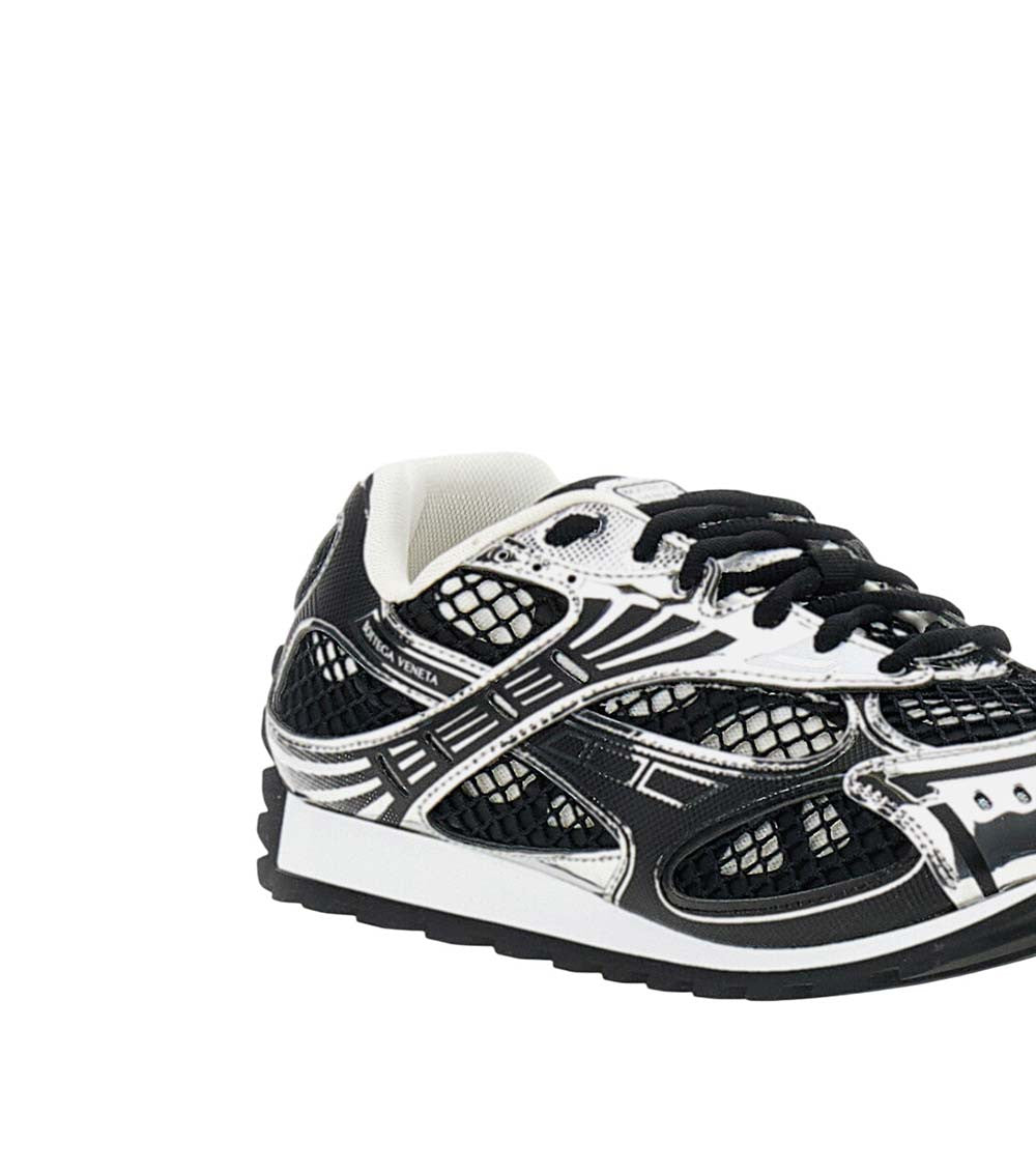 Black Color Block Orbit Sneakers 4