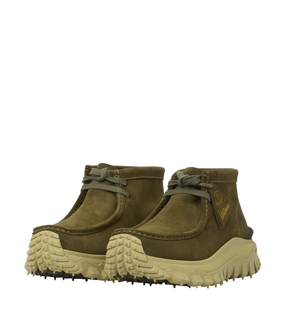Olive Trailgrip Wallabee Boots 2