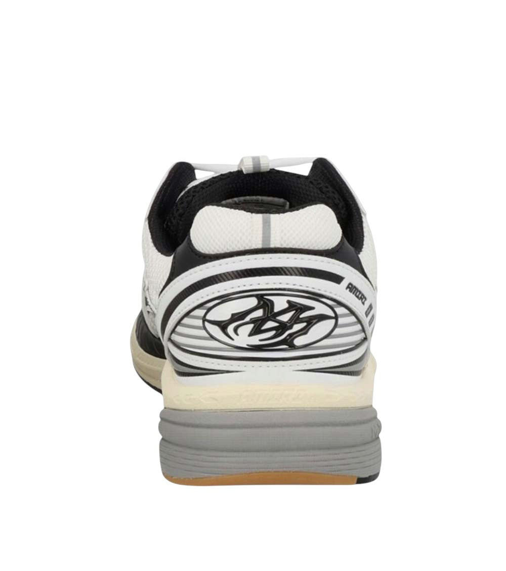 White Graphic Runner Sneakers 5