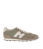 Green H-Stripes Sneakers 1