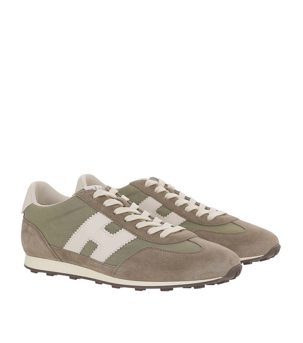 Green H-Stripes Sneakers 2