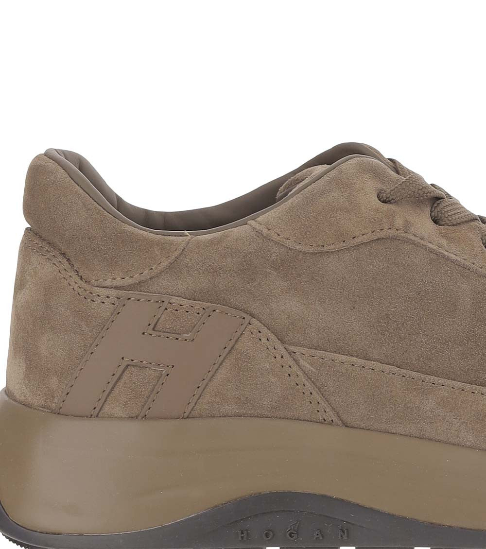 Brown Hi-Light Suede Sneakers 4