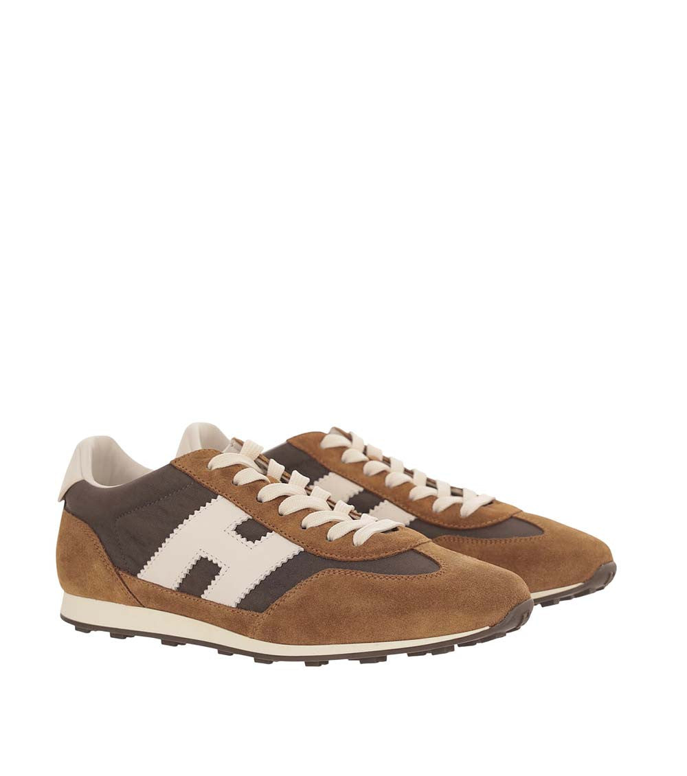 Brown H-Stripes Sneakers 2