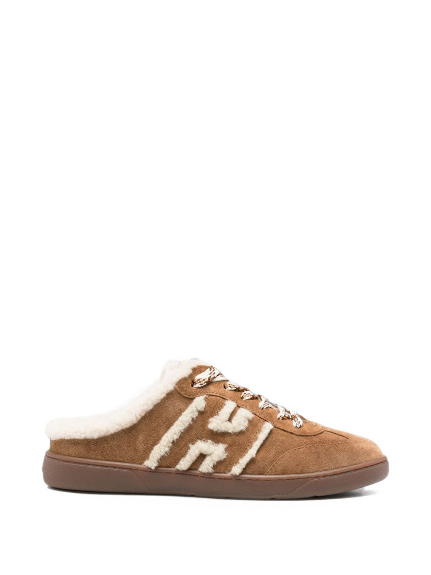 Brown Logo H-Stripes Sneakers 1